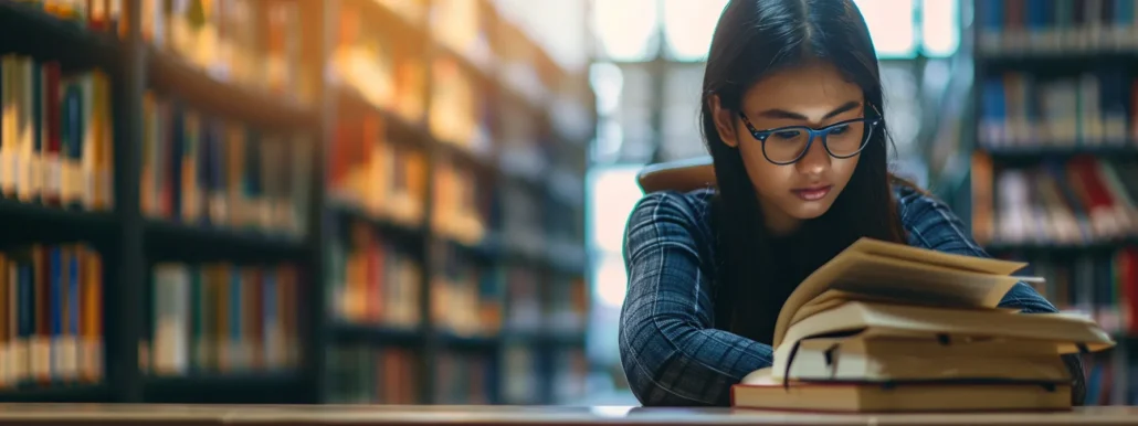 a focused professional studying acumatica erp on a laptop with a stack of certification books beside them.