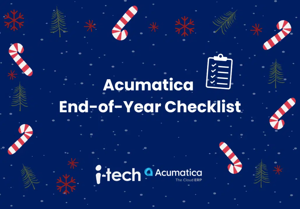 Acumatica checklist