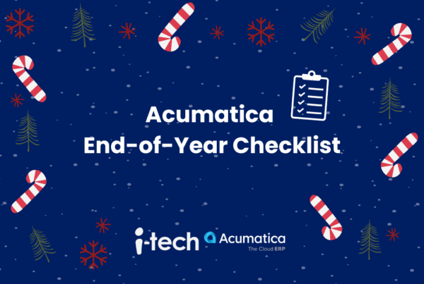 Acumatica checklist